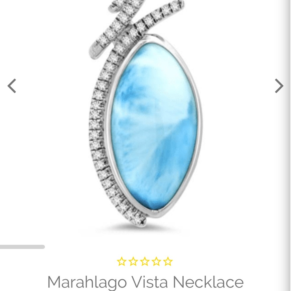 GORGEOUS Larimar Marahlago necklace!  Brand NEW with tags.